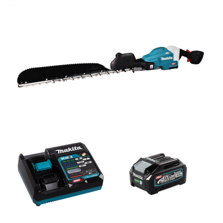 Taille-haie 40V 60cm UH013GZ + 1 batterie 40V 4 Ah + chargeur rapide DC40RA MAKITA