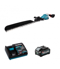 Taille-haie 40V 75cm UH014GZ + 1 batterie 40V 4 Ah + chargeur rapide DC40RA MAKITA