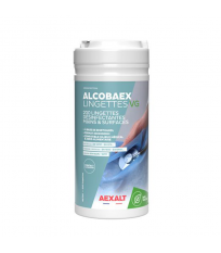 Lingettes désinfectantes mains et surfaces ALCOBAEX AEXALT