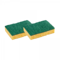 Lot de 2 éponges grattantes vert 110 x 70 x 23 mm AEXALT