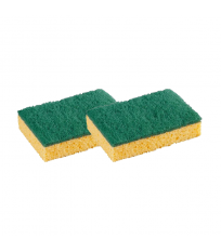 Lot de 2 éponges grattantes vert 110 x 70 x 23 mm AEXALT