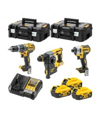 Pack 3 outils DCK368P3T (DCD796 + DCH273 + DCF887) DEWALT