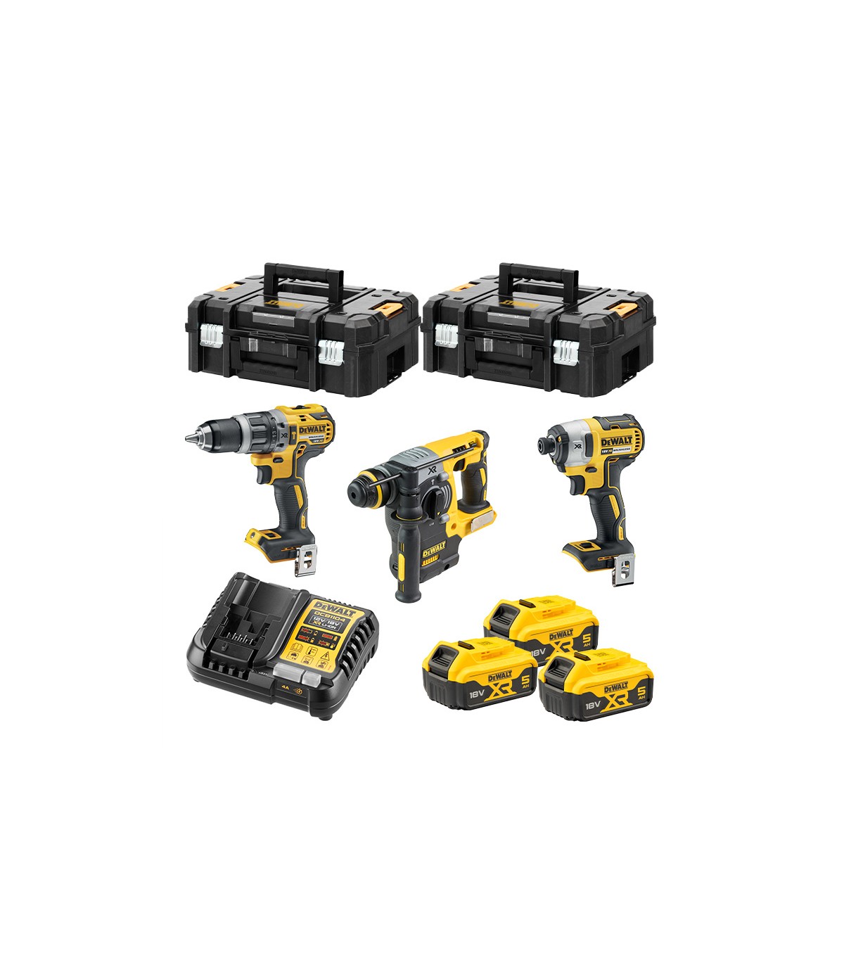 Pack 3 outils DCK368P3T (DCD796 + DCH273 + DCF887) DEWALT