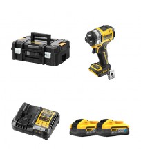 Visseuse à chocs 18V DCF860NT-XJ + 2 batteries 18V 5 Ah PowerStack + 1 Chargeur DCB1104-QW DEWALT