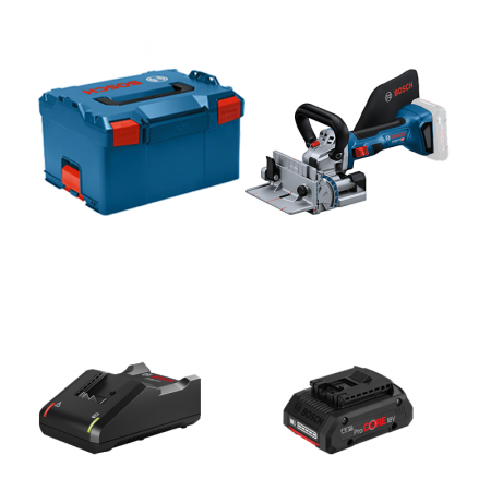 Lamelleuse GFF 18V-22 + 1 batterie ProCore 18V 4 Ah + Chargeur GAL 18V-40 BOSCH