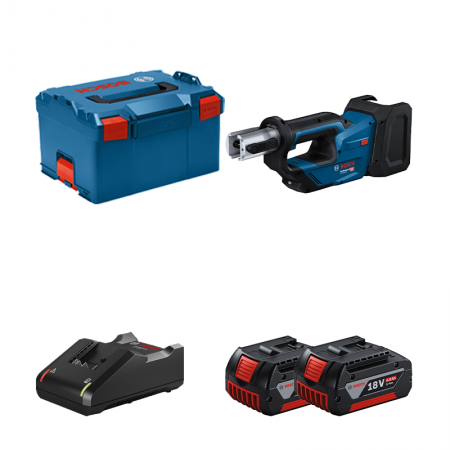 Sertisseuse GPT 18V-19 + 2 batteries GBA 18V 4 Ah + Chargeur GAL 18V-40 BOSCH