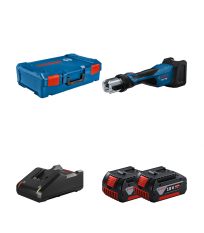Sertisseuse GPT 18V-32 + 2 batteries GBA 18V 4 Ah + Chargeur GAL 18V-40 BOSCH