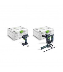 Pack visseuse à chocs TID18 + perforateur BHC 18 FESTOOL