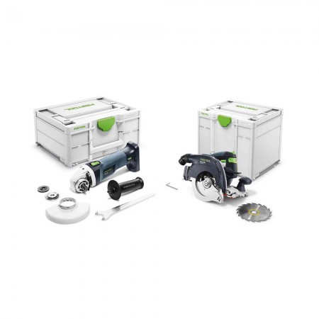 Pack meuleuse AGC 18 + scie circulaire HKC 55 FESTOOL