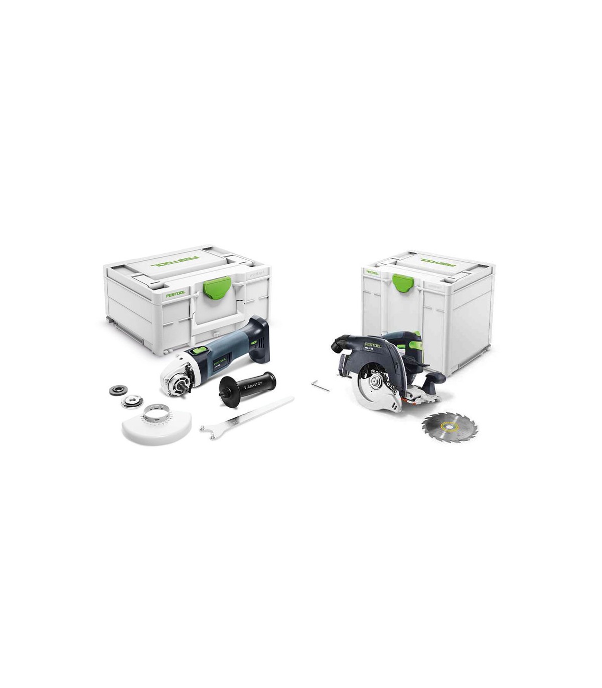 Pack meuleuse AGC 18 + scie circulaire HKC 55 FESTOOL