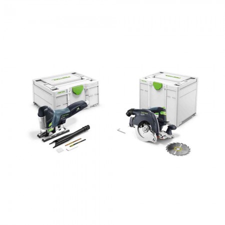 Pack scie circulaire HKC 55 + scie sauteuse PSC 420 FESTOOL