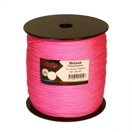 Bobine 100ml Drisse Fluo - FL Ø2,5mm 100 daN COBALTIX