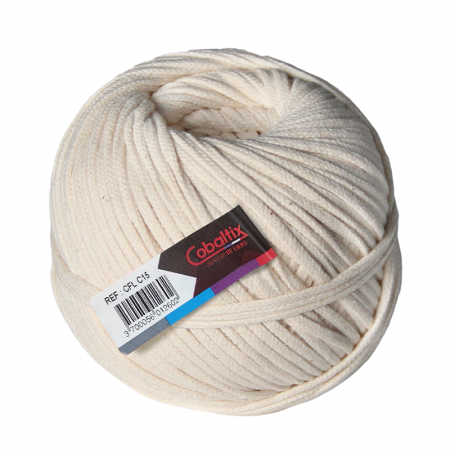 Tresse cordeau coton - CO Ø1,5mm COBALTIX