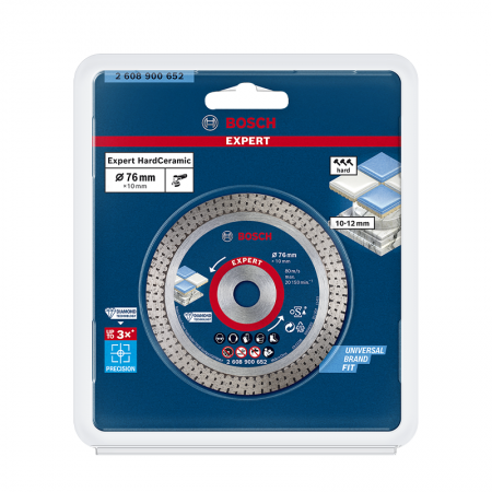 Disque à tronçonner diamanté EXPERT HardCeramic Ø76 BOSCH