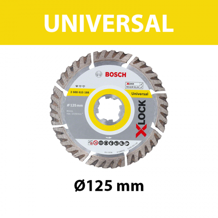Disque à tronçonner diamanté X-LOCK Standard for Universal Ø125 BOSCH