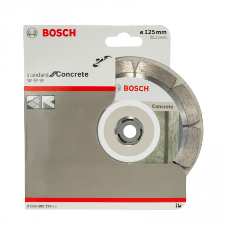 Disque à tronçonner diamanté Standard for Concrete Ø125 BOSCH