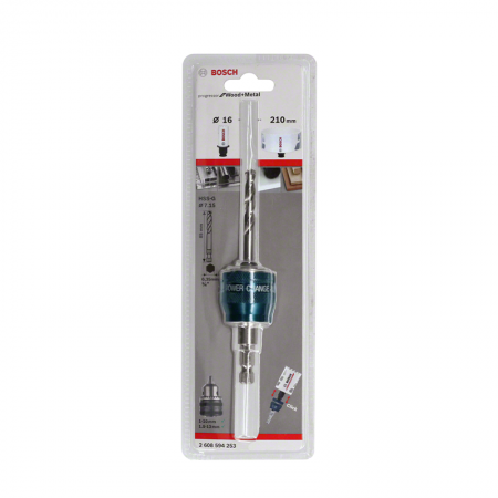 Adaptateur Power-Change Plus 3/8" 8,7 MM avec foret HSS-G BOSCH