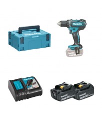 Perceuse-visseuse 18V DDF482ZJ + 2 batteries BL1830B 18V 3 Ah + 1 chargeur rapide DC18RC MAKITA