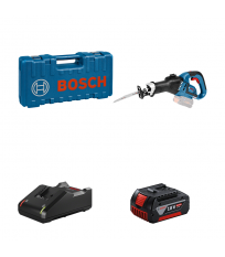 Scie sabre GSA 18V-32 + 1 batterie GBA 18V 4 Ah + 1 chargeur GAL 18V-40 BOSCH