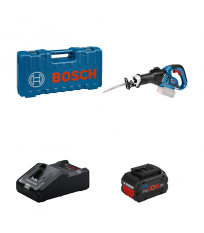 Scie sabre GSA 18V-32 + 1 batterie Procore 18V 8 Ah + 1 chargeur GAL 18V-160 BOSCH