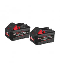 Pack de 2 batteries FORGE M18 FB6 18V 6 Ah MILWAUKEE