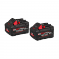 Pack de 2 batteries FORGE M18 FB8 18V 8 Ah MILWAUKEE
