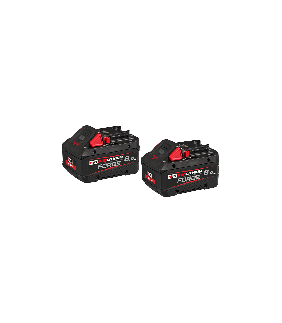 Pack de 2 batteries FORGE M18 FB8 18V 8 Ah MILWAUKEE