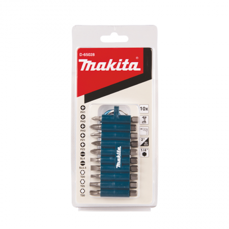 Assortiment de 10 embouts avec mousqueton MAKITA