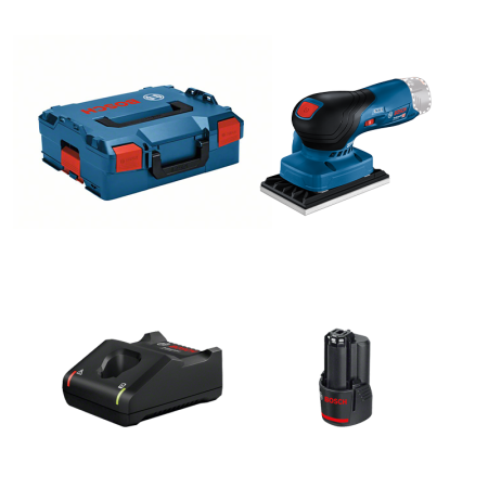 Ponceuse vibrante GSS 12V-13 + 1 batterie 12V 3 Ah + chargeur GAL 12V-40 BOSCH
