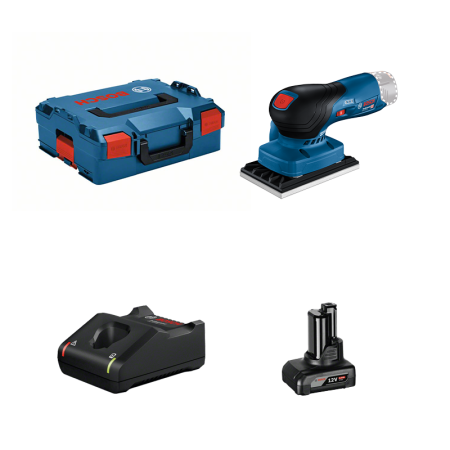 Ponceuse vibrante GSS 12V-13 + 1 batterie 12V 6 Ah + chargeur GAL 12V-40 BOSCH