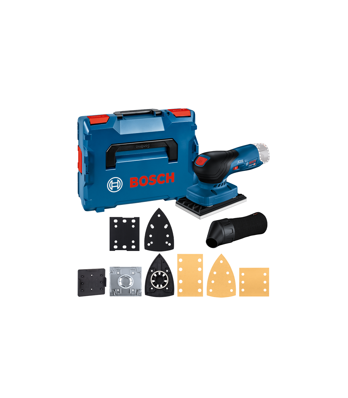 Ponceuse vibrante GSS 12V-13 + 2 batteries 12V 6 Ah + chargeur GAL 12V-40 BOSCH