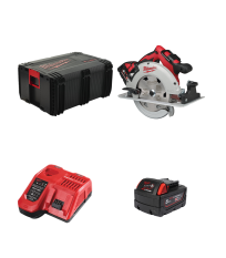 Scie circulaire Ø190 mm 18V M18 BLCS66-0X + 1 batterie 18V 5 Ah + chargeur M12-18FC MILWAUKEE