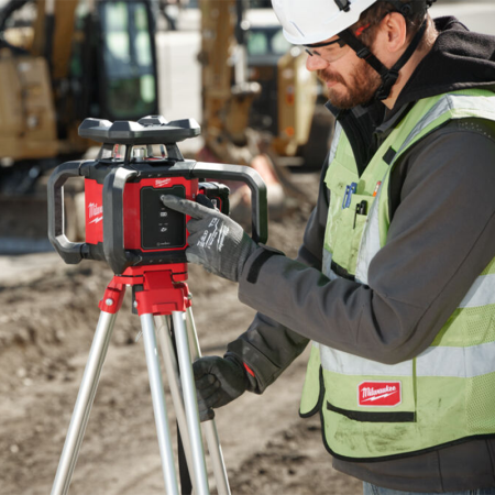Laser rotatif ONE-KEY™ rouge horizontal 600m MILWAUKEE