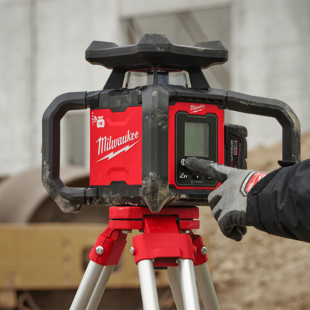 Laser rotatif ONE-KEY™ rouge double pente H/V 1200m MILWAUKEE