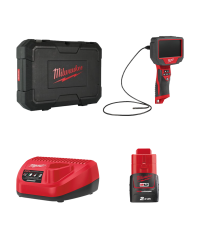 Micro-caméra d'inspection M12 ATB-0C + 1 batterie 2 Ah 12 V + chargeur C12C MILWAUKEE