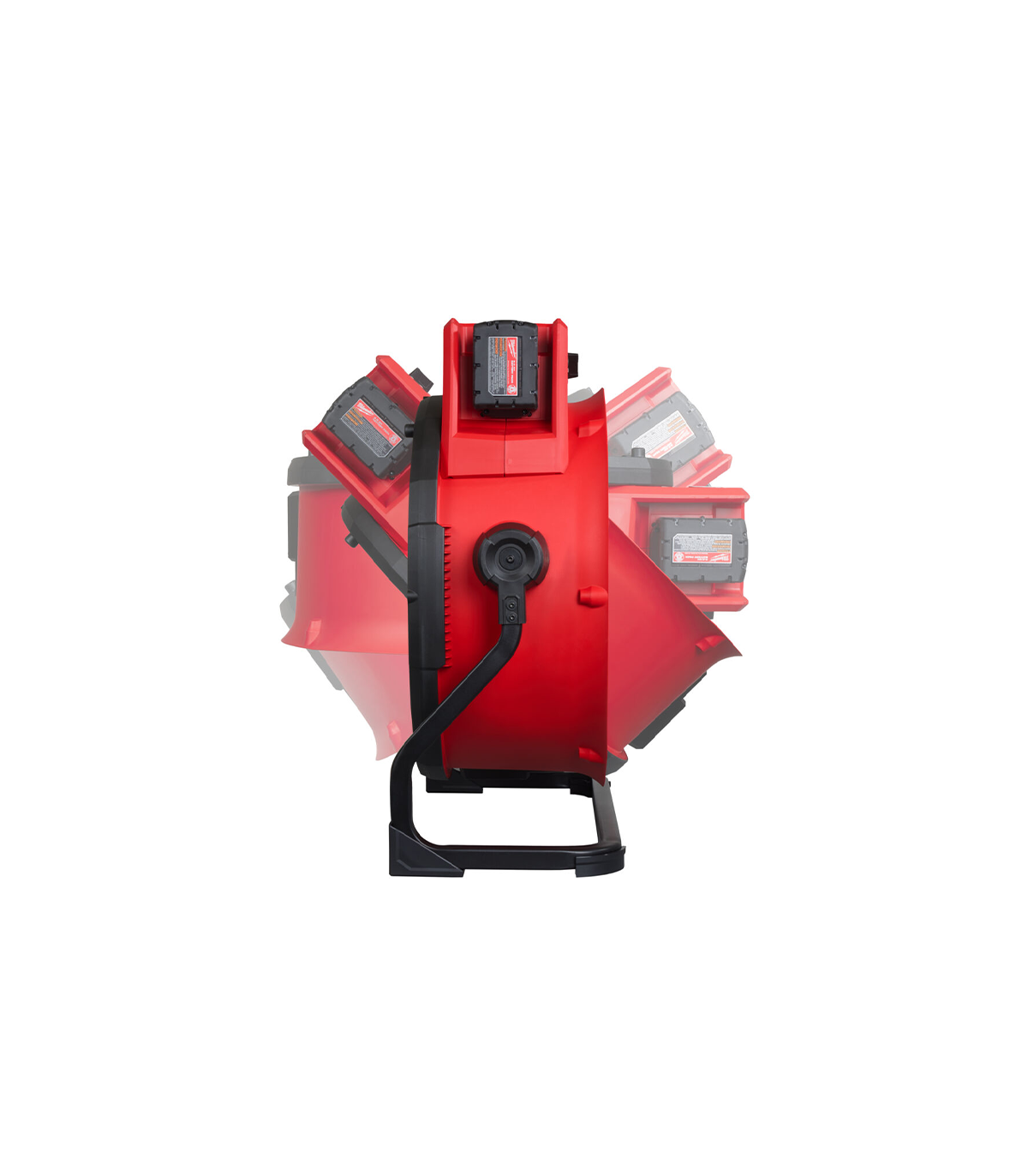 Ventilateur de chantier M18 ARFHP-0 + 1 batterie 18V 5 Ah + 1 Chargeur M12-18 FC MILWAUKEE