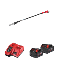 Tronçonneuse d'élagage télescopique M18 FTPS30-0 + 2 batteries 18V 5 Ah + 1 chargeur M12-18 FC MILWAUKEE