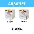 Pack de 100 Abranet Ø 150 mm grain 120/ 180 MIRKA