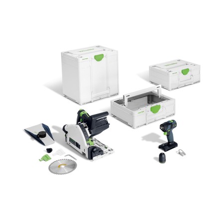 Pack scie plongeante TSC 55 + perceuse-visseuse TXS 18 FESTOOL