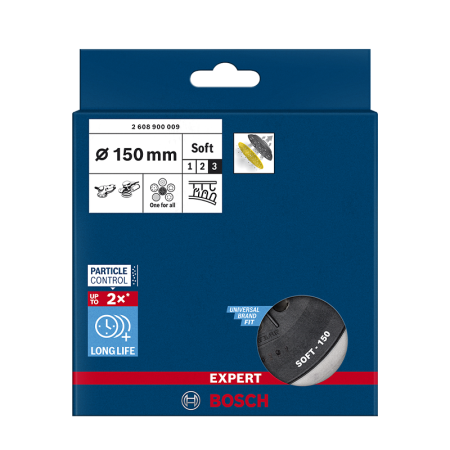 Plateau de ponçage Ø150 Expert Multihole Souple BOSCH