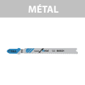 Lot de 5 lames de scie sauteuse 92 mm T 118A HSS Métal BOSCH