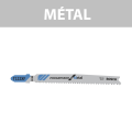 Lot de 5 lames de scie sauteuse 100 mm T 123 XF HSS Métal BOSCH
