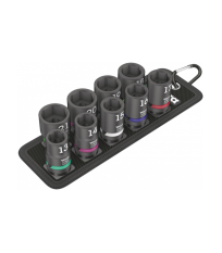 Set de 9 douilles 1/2" WERA