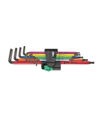Lot de 9 clés mâles coudées 967/9 TX XL Multicolour 1 WERA