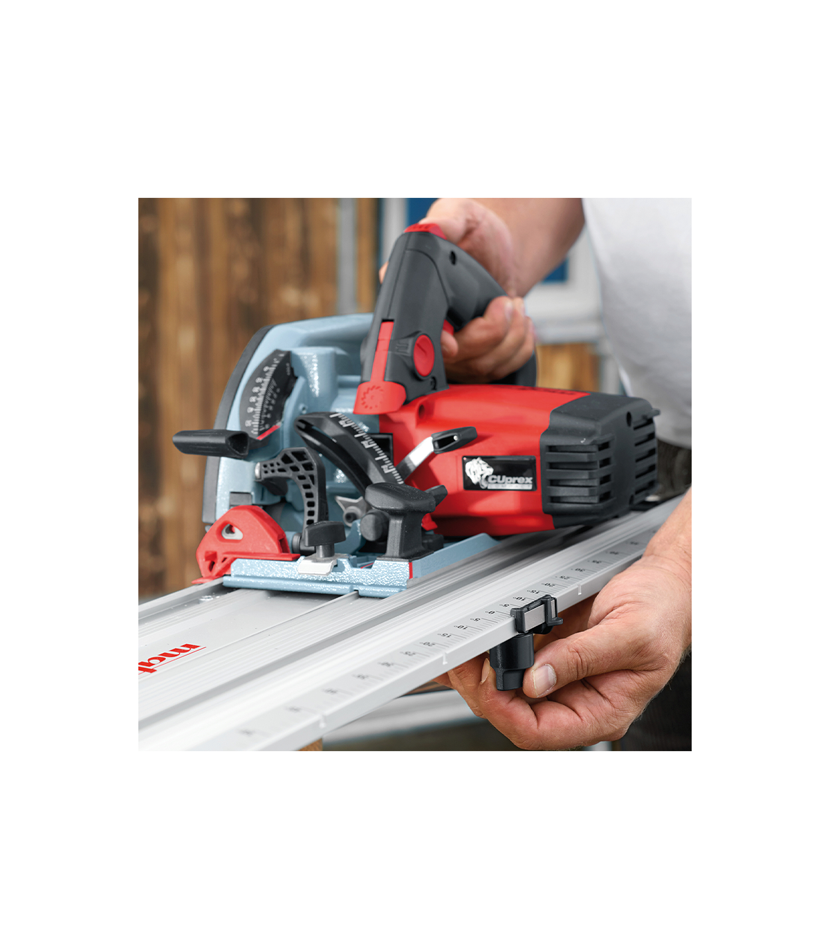 Scie circulaire Ø168 mm KSS 50 cc + Rail 1.60 m MAFELL