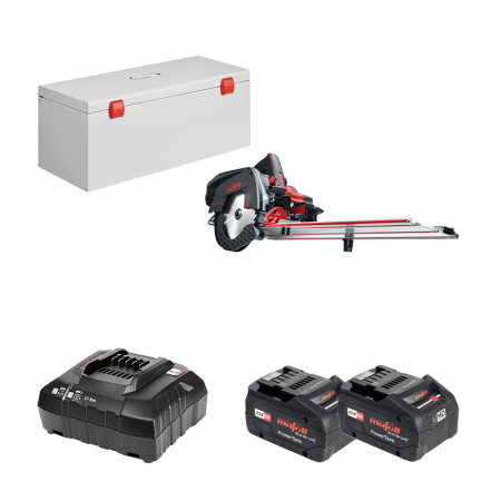 Scie circulaire sans fil 18V Ø168 mm KSS 50 18 M bl + 2 batteries 18 M 99 + chargeur rapide MAFELL