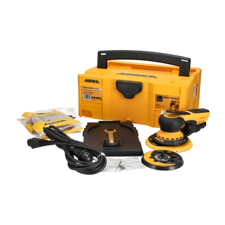 Ponceuse excentrique Ø125/150 mm DEROS II 5650CV + 50 Abranet Ø150mm P80 MIRKA