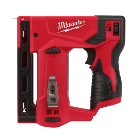 Agrafeuse 12V M12 BST-0 + 2 batteries 12V 2 Ah + chargeur C12C MILWAUKEE