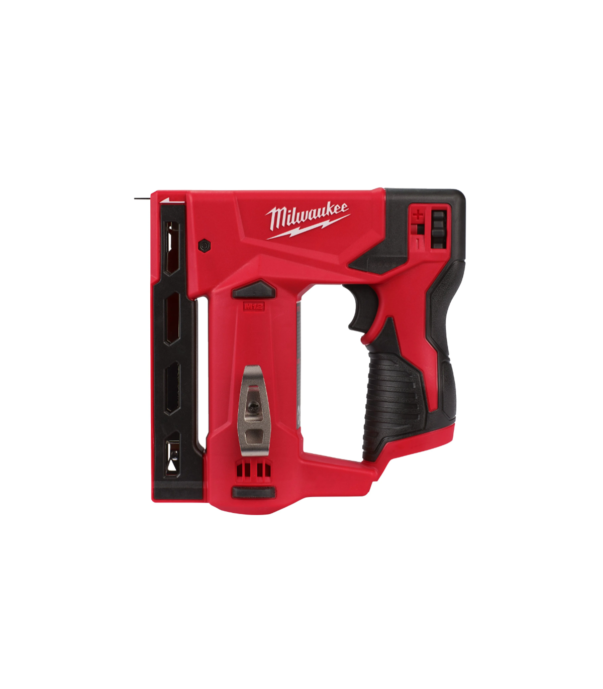 Agrafeuse 12V M12 BST-0 + 2 batteries 12V 2 Ah + chargeur C12C MILWAUKEE