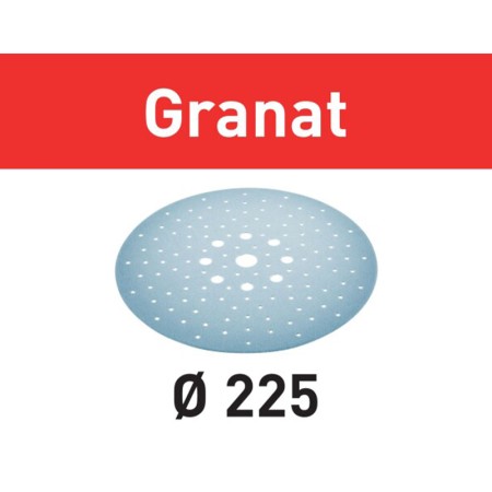 Disque abrasifs Granat D225 pour le ponçage de mastic FESTOOL